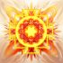 Canvas Sun Yantra, Surya Yantra, Vastu, Healing, Spiritual Home, Sacred Geometry